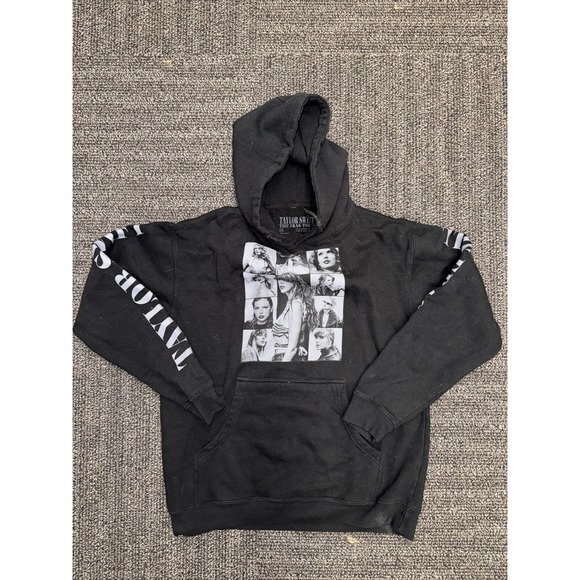 Taylor Swift Tops - Taylor Swift The Eras Tour Black Hoodie Size-Official Merchandise Mens Medium